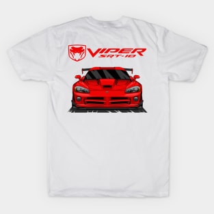 DODGE VIPER SRT 10 (RED) T-Shirt